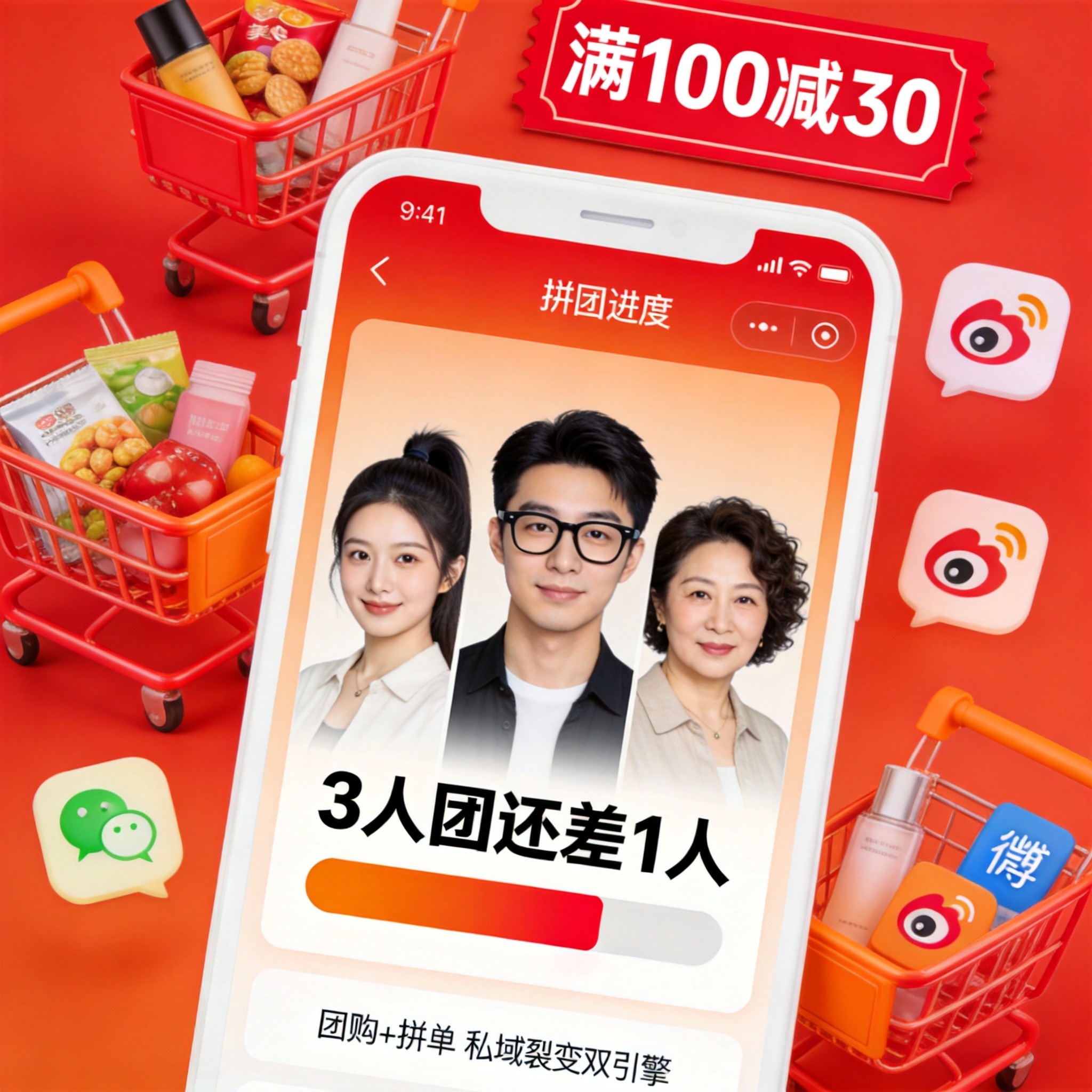 商家端团购+拼单功能上线:私域流量+社群裂变双引擎