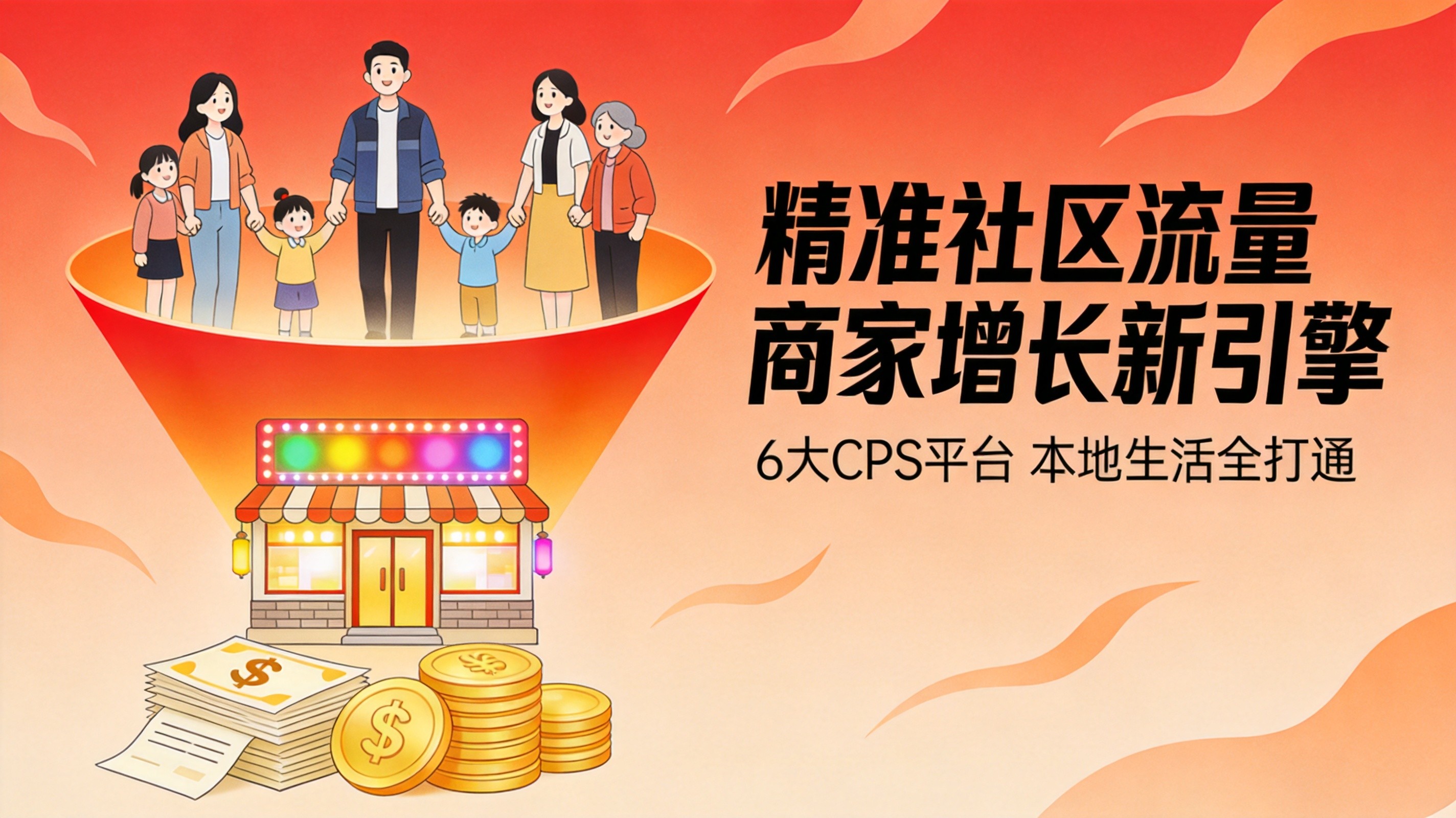 精准社区流量 商家增长新引擎